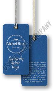 Blue Paper Hang Tags