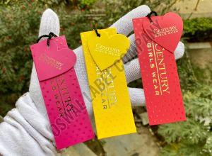 Multicolor Paper Fancy Garment Hang Tag