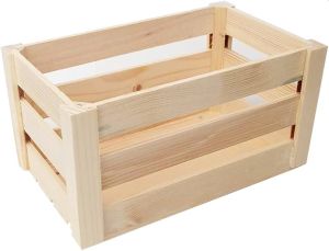 Rectangle Wooden Crate Box