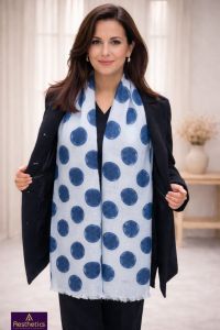 Block Printed Linen Stoles