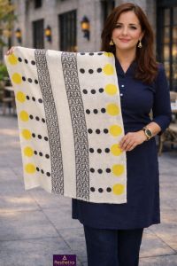 Block Printed Linen Stoles