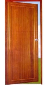 Brown PVC Bathroom Door