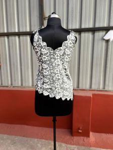 Grey Printed Ladies Top