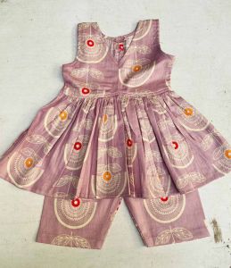 Printed Cotton Kids Dress