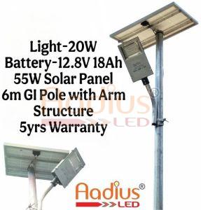 20W Industrial Grade Semi Integrated Solar LED Street Light