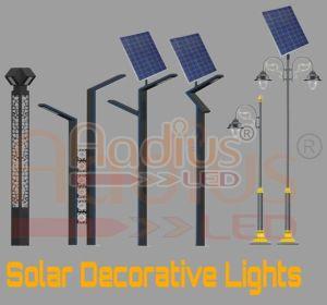 Outdoor Solar Decorative LED Lighting Pole