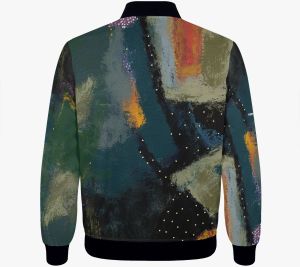 Womens Starry Night Bomber Jacket
