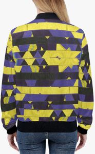 Womens Acid Strata Bomber Jacket