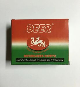 Deer Mild Steel Bifurcated Rivet