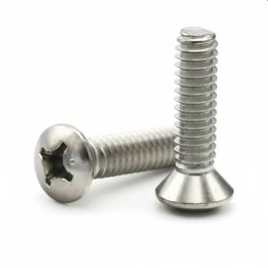 Oval Head Machine Mild Steel Screw