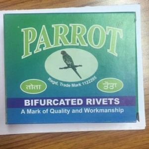 Parrot Mild Steel Bifurcated Rivet