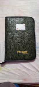 Legal Size Leather Document Folder