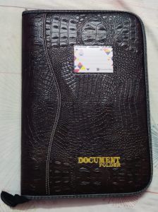 Legal Size Leather Document Folder