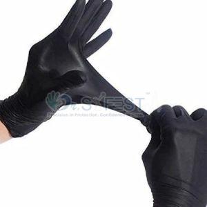 Black Disposable Nitrile Gloves