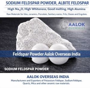 White Sodium Feldspar Powder