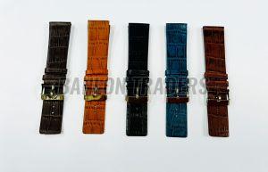 Edge Slim Croco Leather Watch Strap