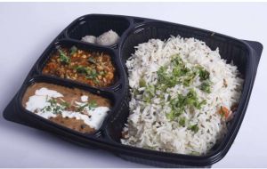 4 CP Plastic Meal Food Tray