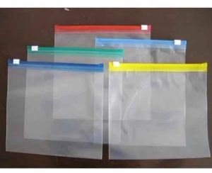 Transparent Plain PVC Zip Lock Pouch
