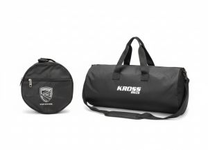 Black Polyester Casual Duffle Bag