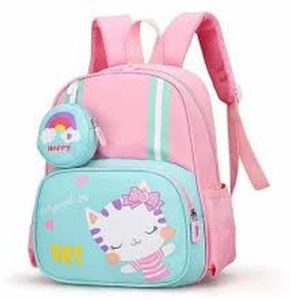 Cartoon Printed Nylon Fancy School Bags