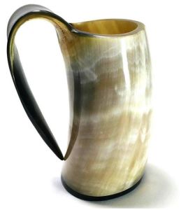 Handcrafted Natural Drinking Horn Mug