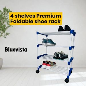 Foldable 4 Tier Shoe Storage Rack