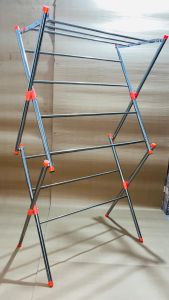Foldable Multi Rod Steel Clothes Drying Stand