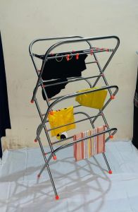 Multi Layer Foldable Steel Clothes Drying Stand