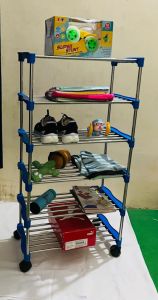 Multi Tier Rolling Utility Storage Rack