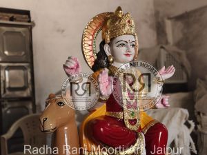White Marble Dashamaa Moorti