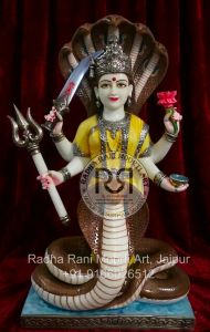 Marble Nagnechi Mata Ji Moorti