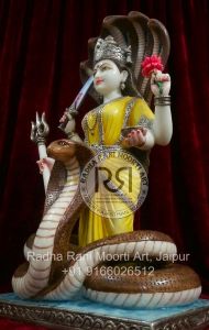 Marble Nagnechi Mata Ji Moorti