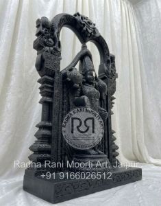 Tirupati Balaji Black Marble Moorti