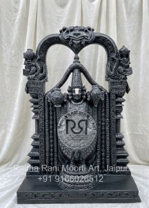 Tirupati Balaji Black Marble Moorti