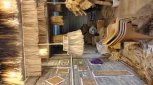 Banana Fiber Grass Lamp Eco Friendly