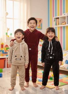 Cartoon Print Kids Night Suit