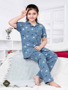 Girls Cotton Pajama Set