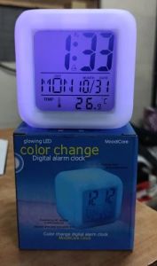 Digital Colour Changing Alarm Clock