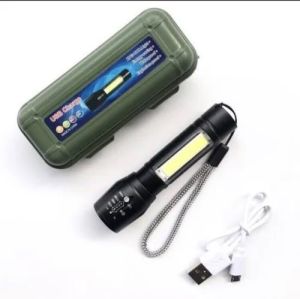 USB Rechargeable Mini Metal Torch