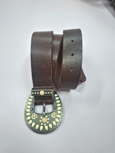 Casual Wear Mens Brown Leather Belt