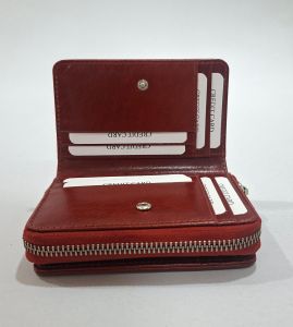 Ladies Brown Leather Card Holder
