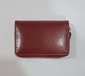 Ladies Brown Leather Card Holder