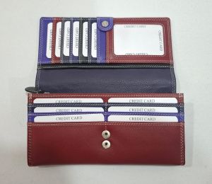 Ladies Leather Clutch Purse with Multi Card Holder
