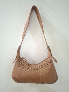 Ladies Leather Half Moon Cross Body Bag