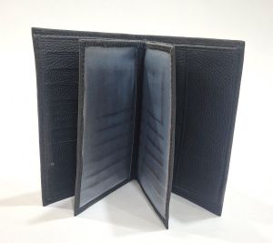 Mens Black Leather Card Holder