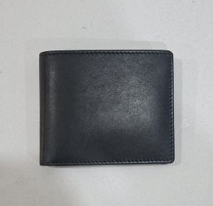 Mens Genuine Black Leather Wallet