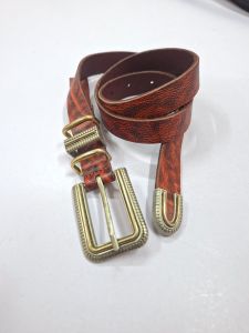 Mens Luxury Brown Leather Belt