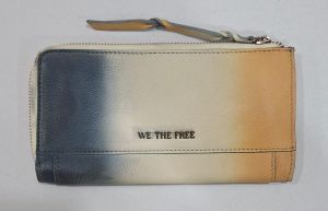 Multicolor Ladies Leather Clutch Purse