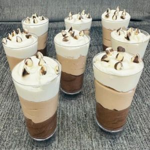 Triple Chocolate Mousse Dessert