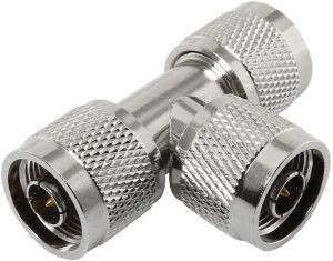 N Tee 3 Male Connector
